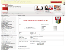 Tablet Screenshot of bip.dabrowa-gornicza.pl